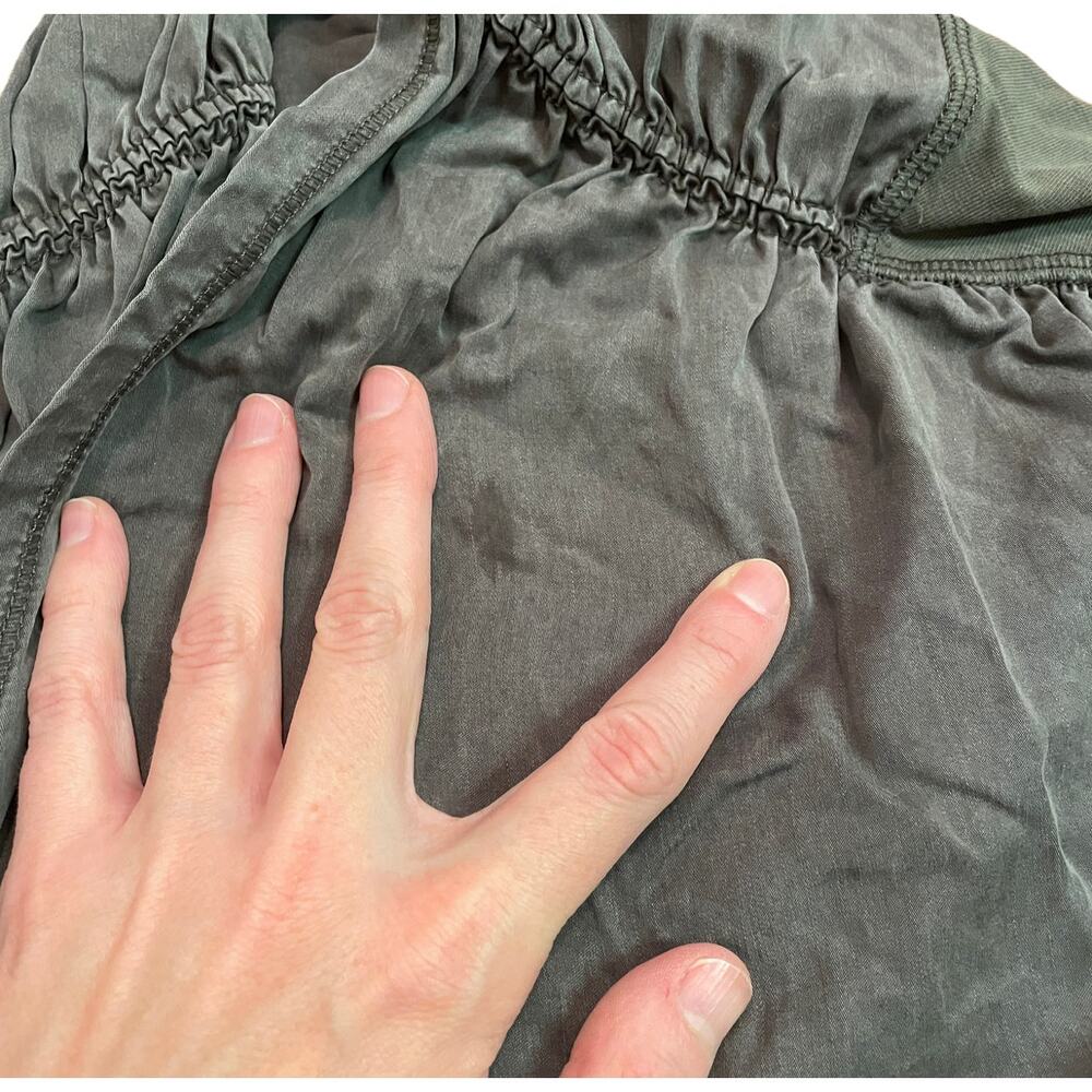 Lululemon Olive Draped Wrap Open Front - Picture 6 of 8